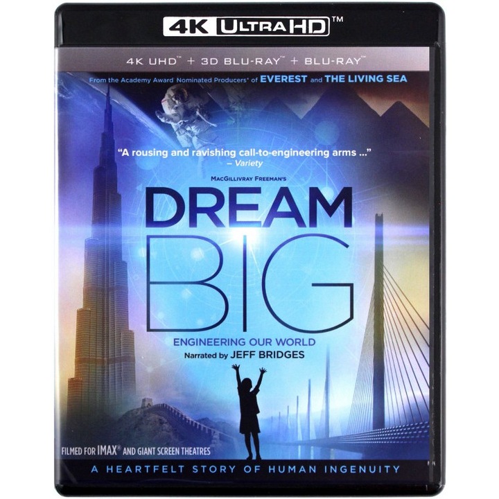 Dream Big: Engineering Our World [Blu-Ray 4K]+[Blu-Ray 3D]+[Blu-Ray]