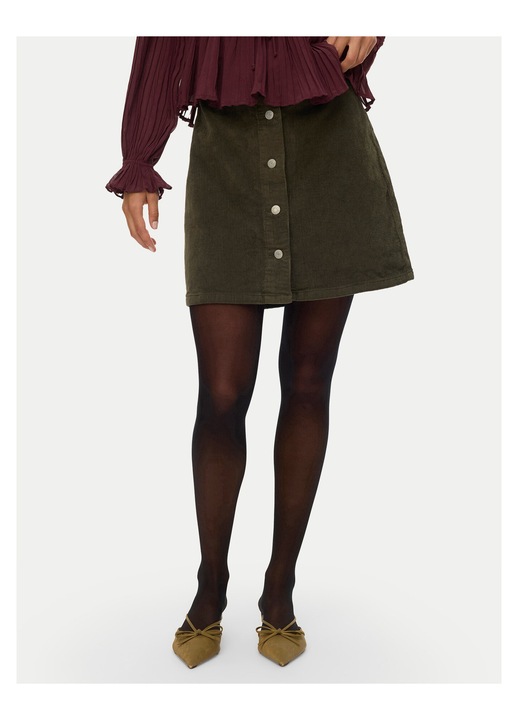 Fusta mini Vero Moda, verde, fabricata din material usor