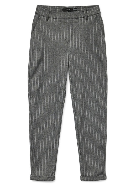 Pantaloni dama, Vero Moda, poliester reciclat, dungi, gri
