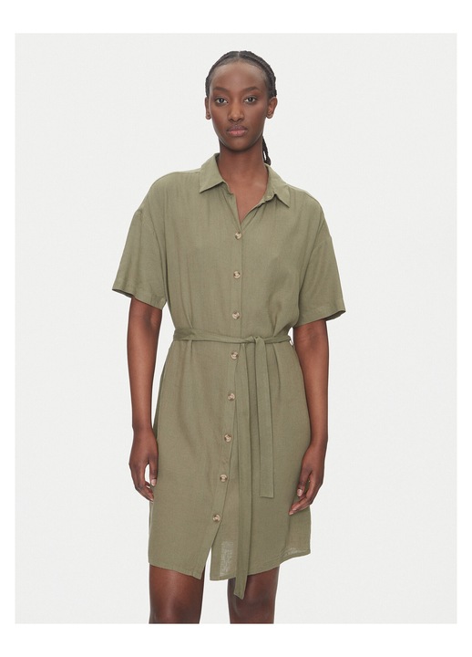 Rochie Camasa dama Vero Moda, verde, 100% bumbac, XS INTL