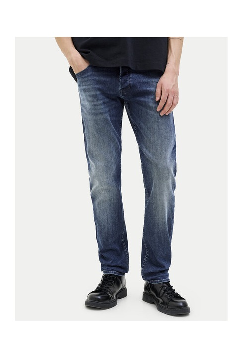 Blugi barbati Jack & Jones, bleumarin, denim