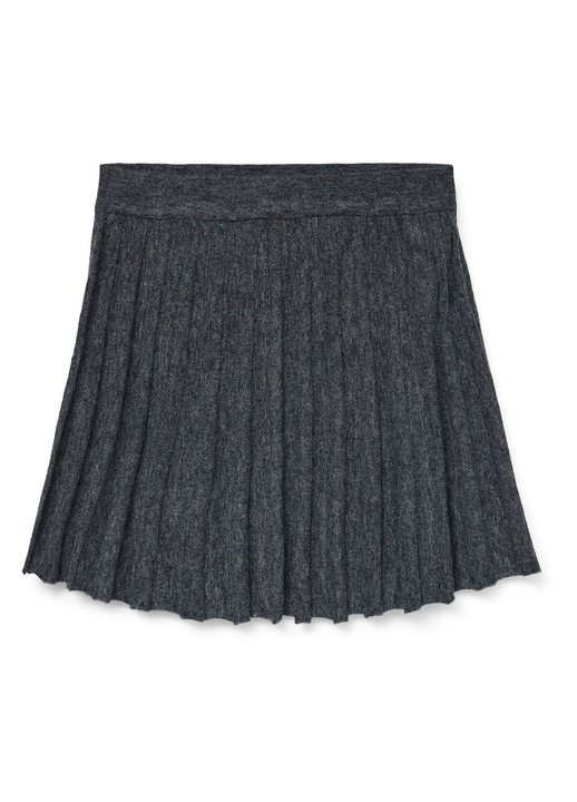 Fusta plisata Vero Moda, gri, din material usor, pentru femei, XS INTL