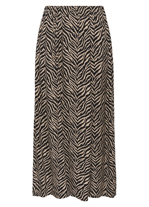 Fusta maxi dama Only, negru, maro, material usor