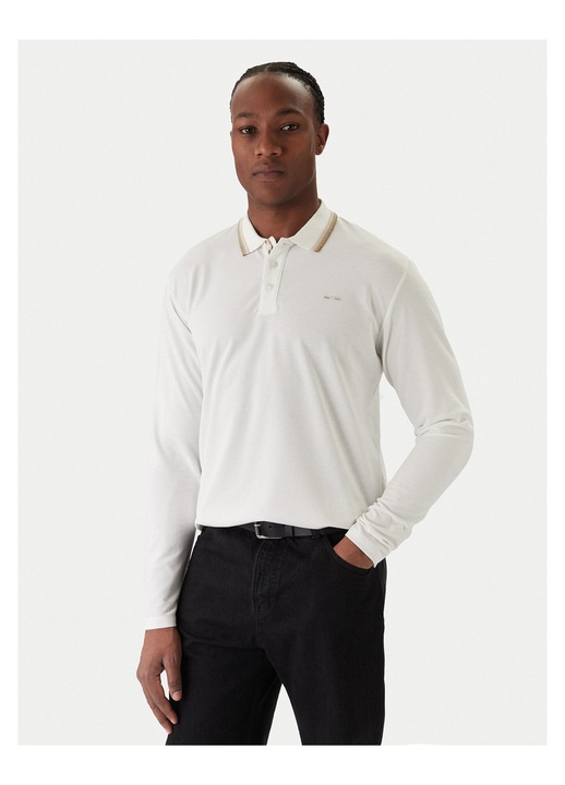 Bluza barbati Jack & Jones, alb, bumbac