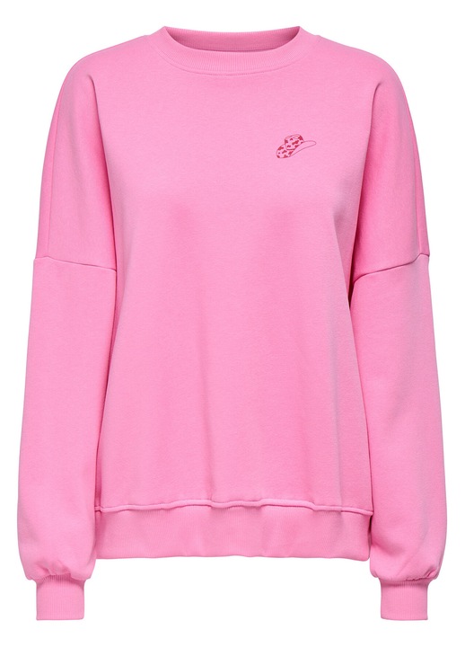 Bluza dama, Only, bumbac/poliester, roz