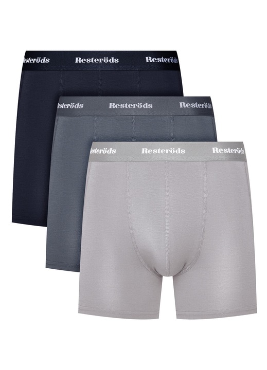 Set boxeri barbati, Resterods, Albastru inchis/Gri, S INTL