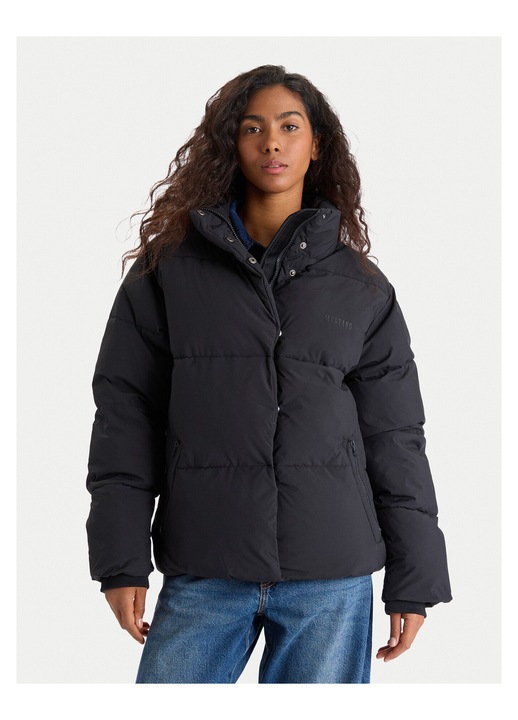 Geaca de iarna dama Mustang, negru, material rezistent