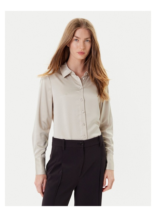 Camasa dama Vero Moda, bej, lucioasa, L INTL