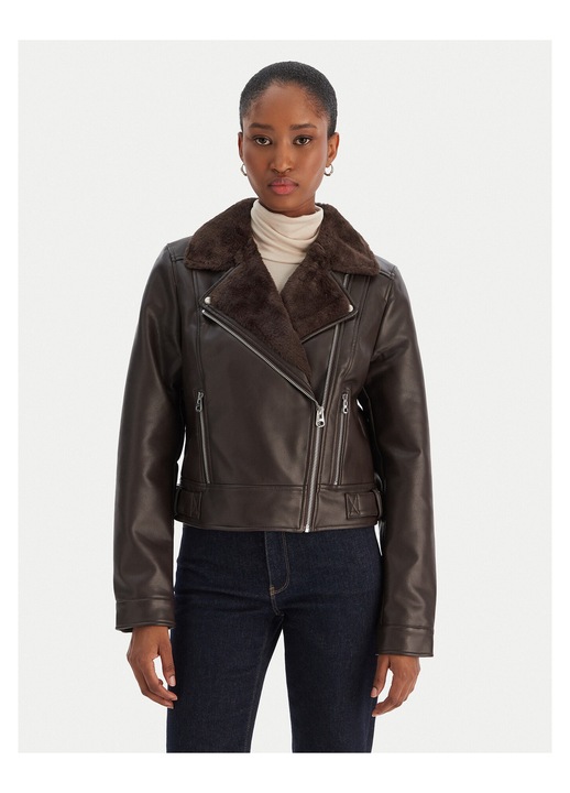 Geaca din imitatie de piele, Vero Moda, maro, pentru femei, L INTL