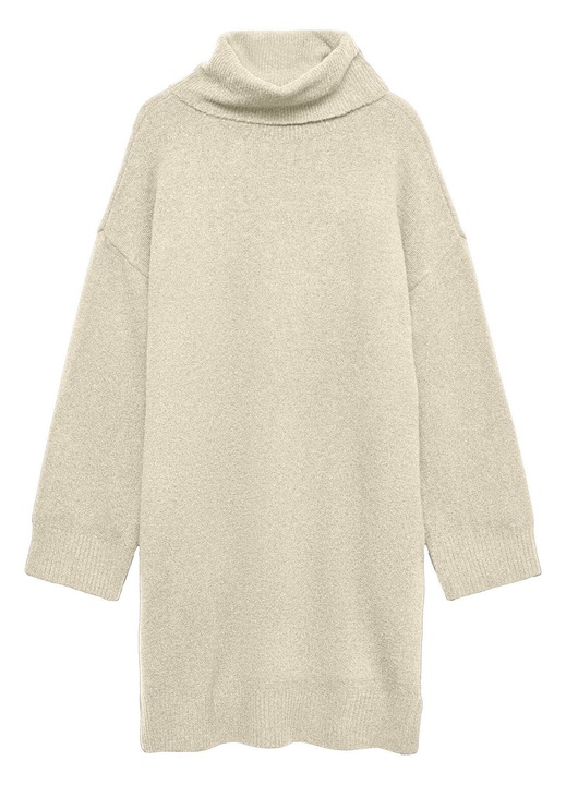 Rochie tricotata de dama, Vero Moda, bej, femei