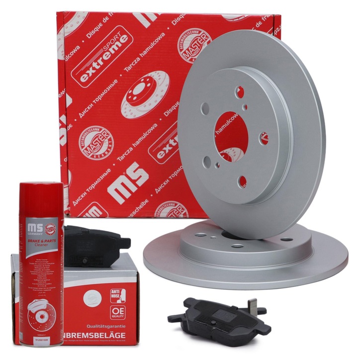 Master-Sport féktárcsa és fékbetét szett, hátsó