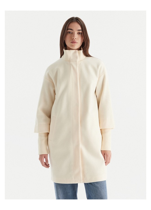 Palton de tranzitie de dama Vero Moda, bej