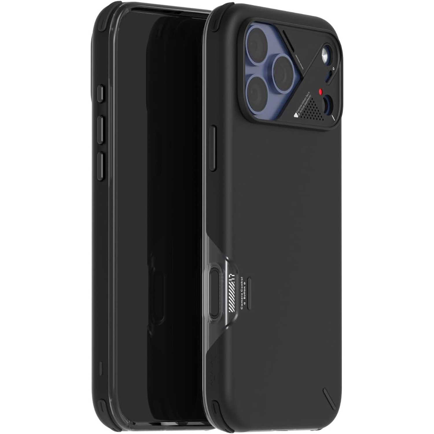 Husa pentru iPhone 17 Pro Max, Aulumu A17 Slim Shockproof, Ultra slim, Compatibila MagSafe, Racire activa CoolHyper, Antisoc, Protectie Camera, Butoane aluminiu tactile, Negru