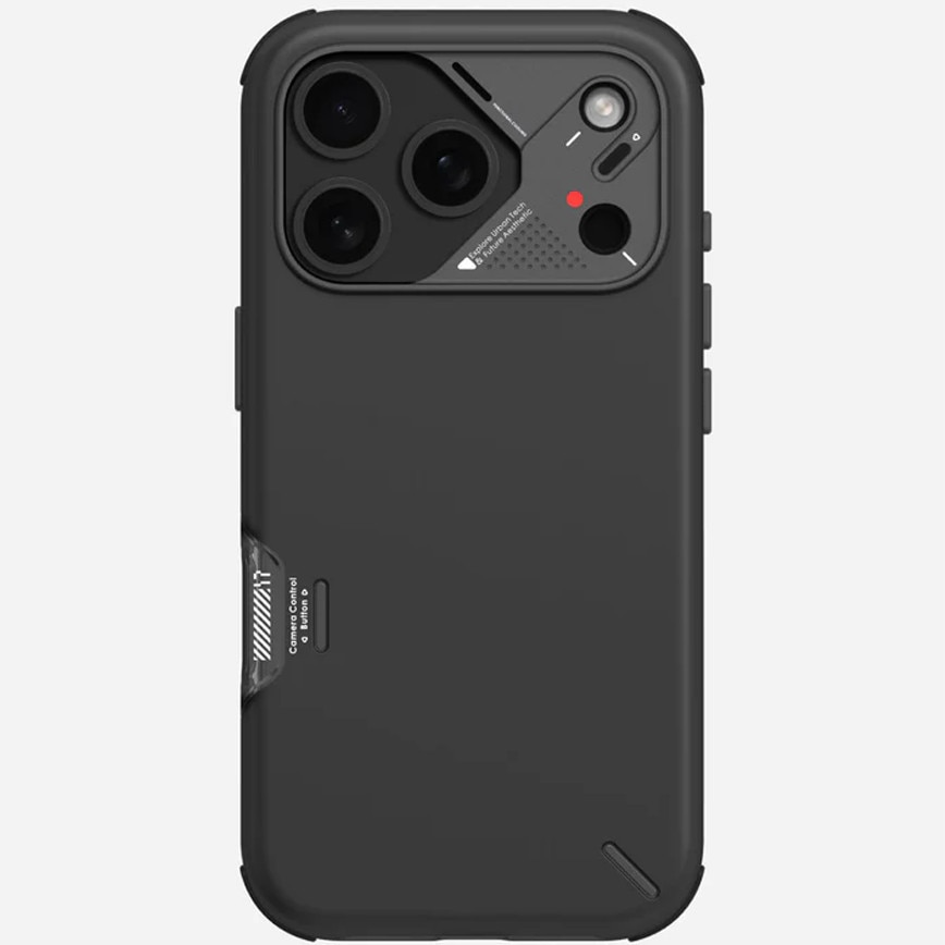 Husa pentru iPhone 17 Pro Max, Aulumu A17 Slim Shockproof, Ultra slim, Compatibila MagSafe, Racire activa CoolHyper, Antisoc, Protectie Camera, Butoane aluminiu tactile, Negru