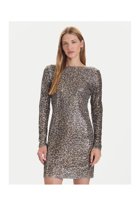 Rochie casual dama Vero Moda, maro, fabric moale