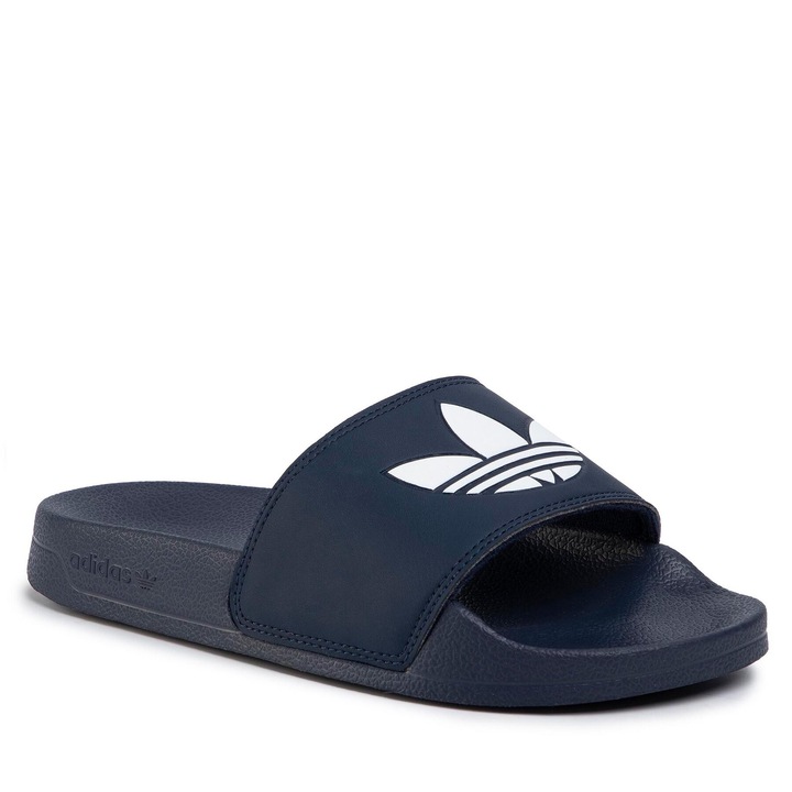 Papuci unisex, Adidas, piele ecologica, albastru