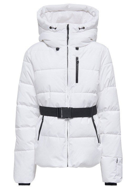 Geaca de iarna dama Only, alb, fabricata din material de calitate