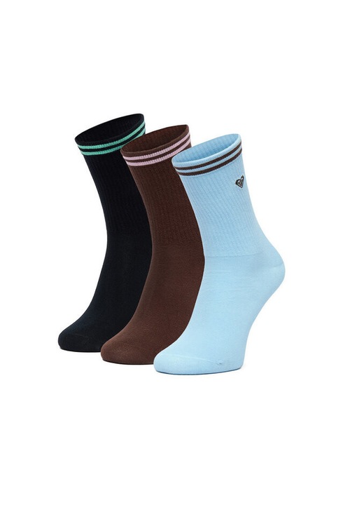 Комплект дамски чорапи Roxy, дълги, многоцветни, 35-38