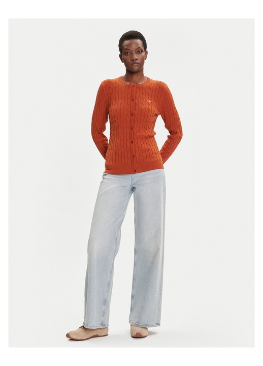 Cardigan de dama Gant, maro, XL INTL