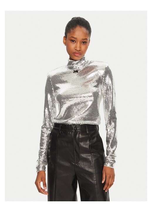 Bluza dama Rotate, argintiu