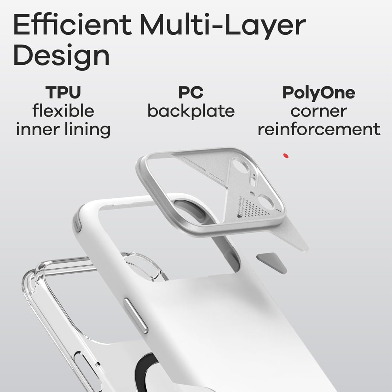 Husa pentru iPhone 17 Pro, Aulumu A17 Slim Shockproof, Ultra slim, Compatibila MagSafe, Racire activa CoolHyper, Antisoc, Protectie Camera, Butoane aluminiu tactile, Alb