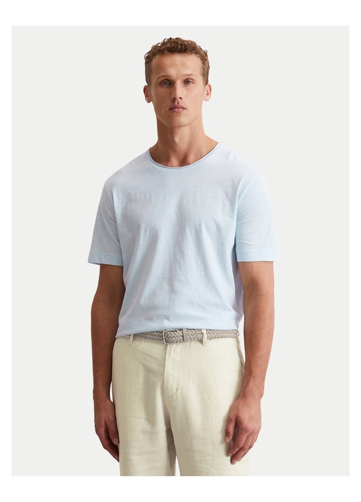 Tricou barbati Marc O Polo, albastru deschis, bumbac