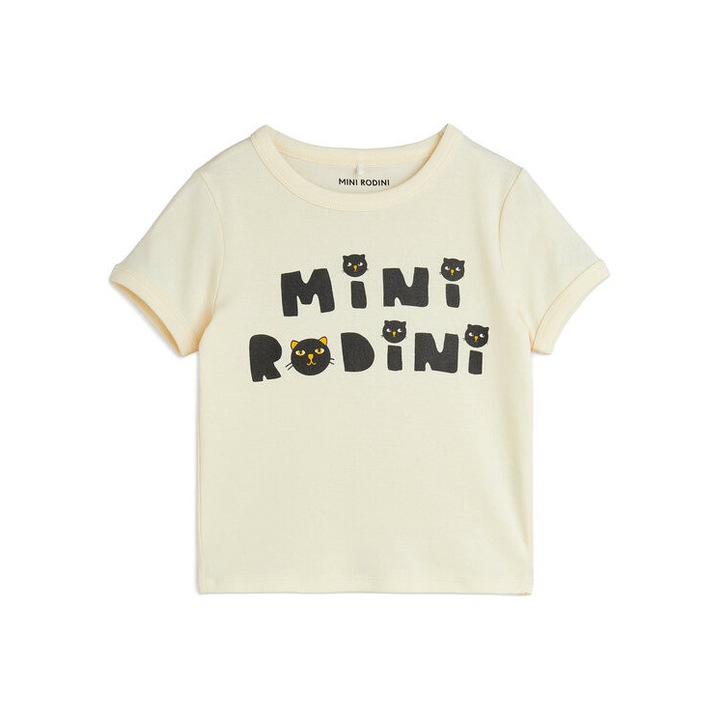 Tricou unisex, Mini Rodini, crem