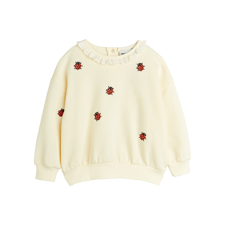 Bluza copii, Mini Rodini, alb, pentru fete