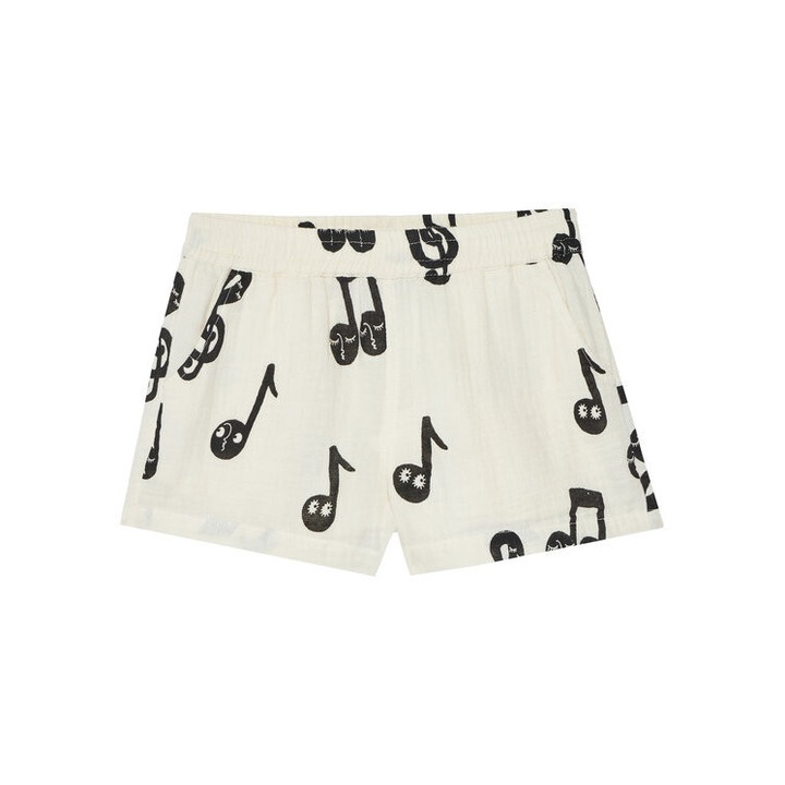 Pantaloni scurti copii, Mini Rodini, alb