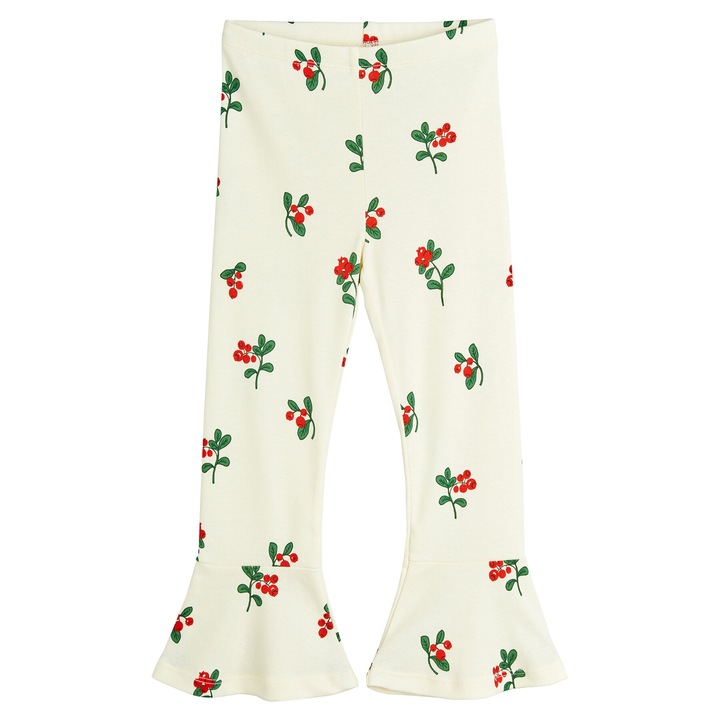 Pantaloni copii, Mini Rodini, offwhite, bumbac