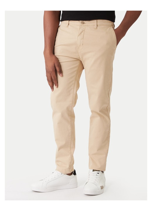 Pantaloni barbati, Guess Jeans, bej, chino