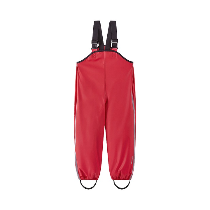Pantaloni sport copii, Reima, unisex, rosu, impermeabili, 74 CM