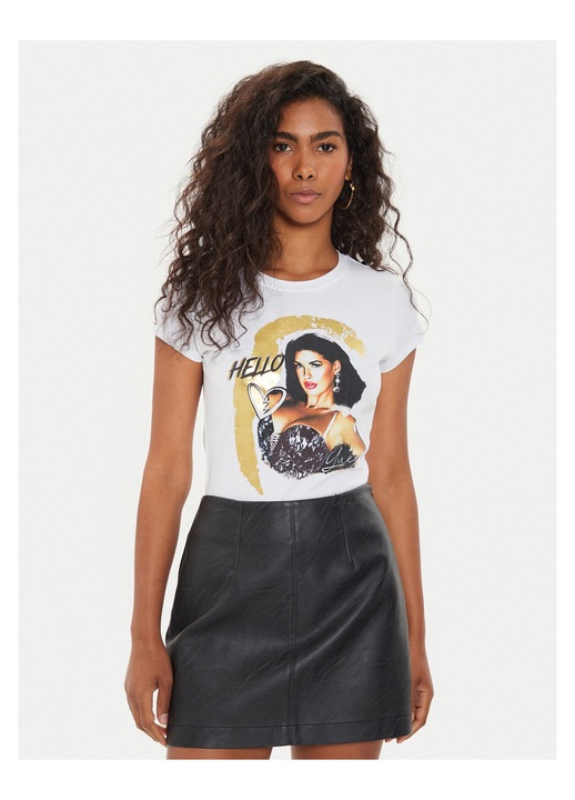 Tricou dama, Guess, Alb, 2XL INTL