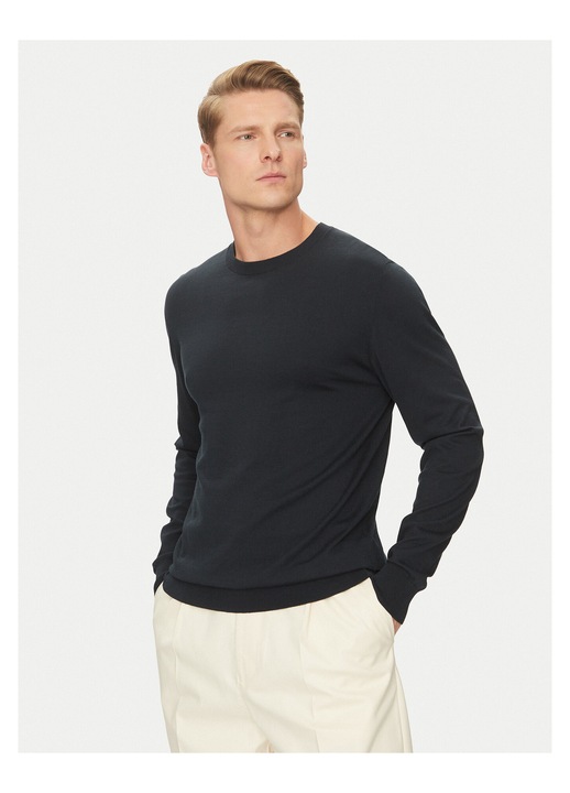 Pulover barbati, GUESS BY MARCIANO, matase, bleumarin, S INTL