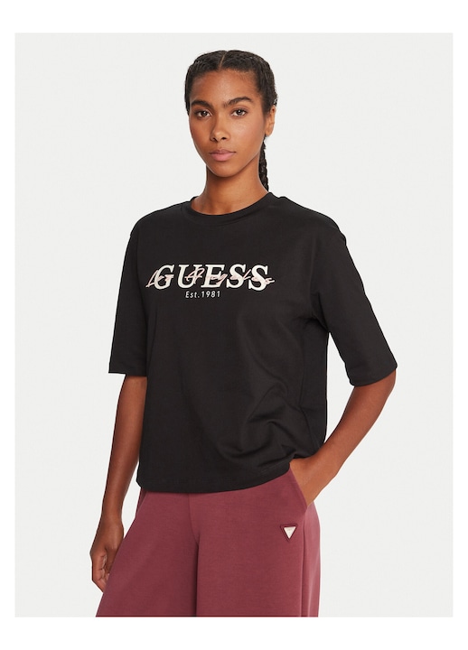 Tricou, GUESS, Negru, S INTL
