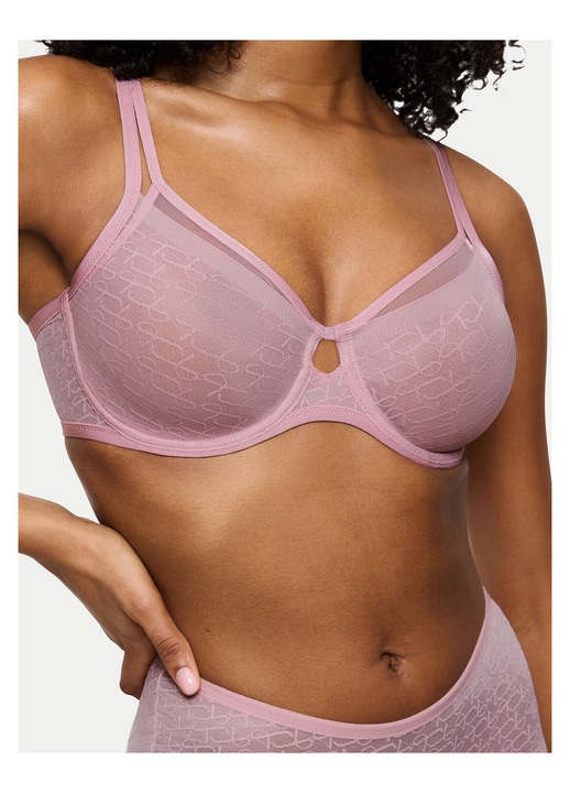 Női melltartó merevítővel, Triumph, Rózsaszín