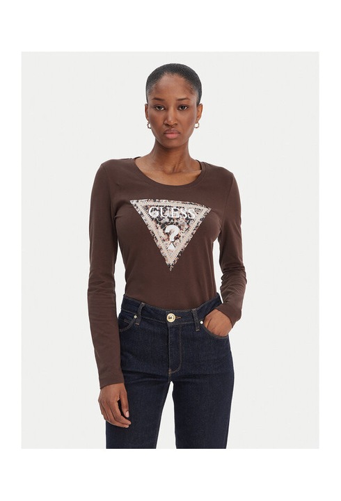 Bluza dama Guess W6RI33 J1314, maro