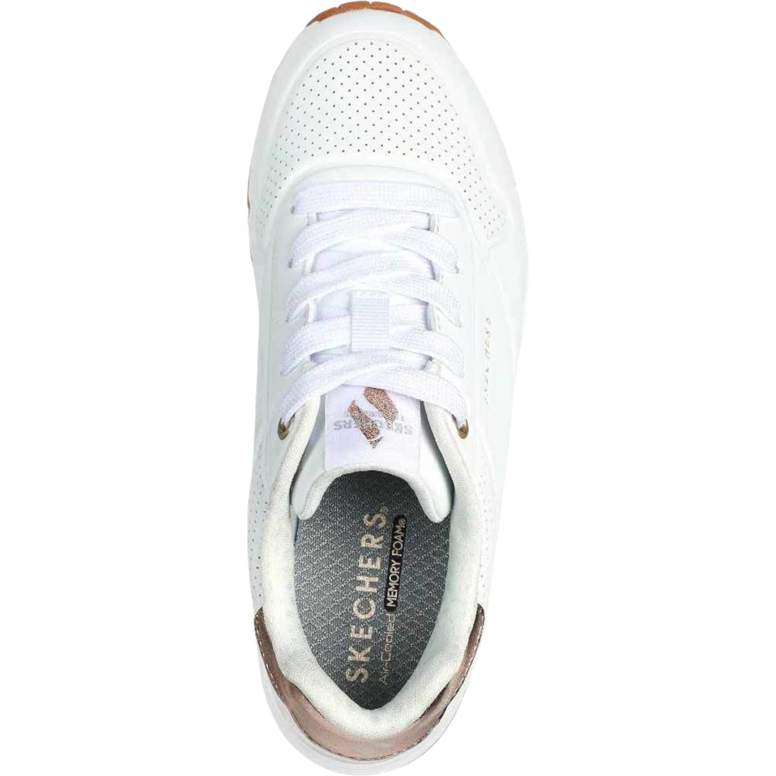 Pantofi sport Skechers Uno Gen1 - Shimmer Away Alb 27 EU - eMAG.ro