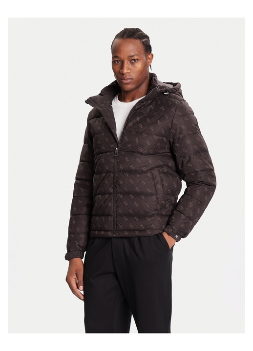 Geaca de iarna barbati Guess, maro, XL INTL