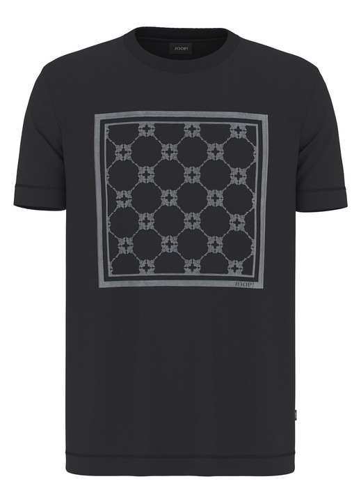 Tricou barbati Joop, negru, material bumbac, cu model