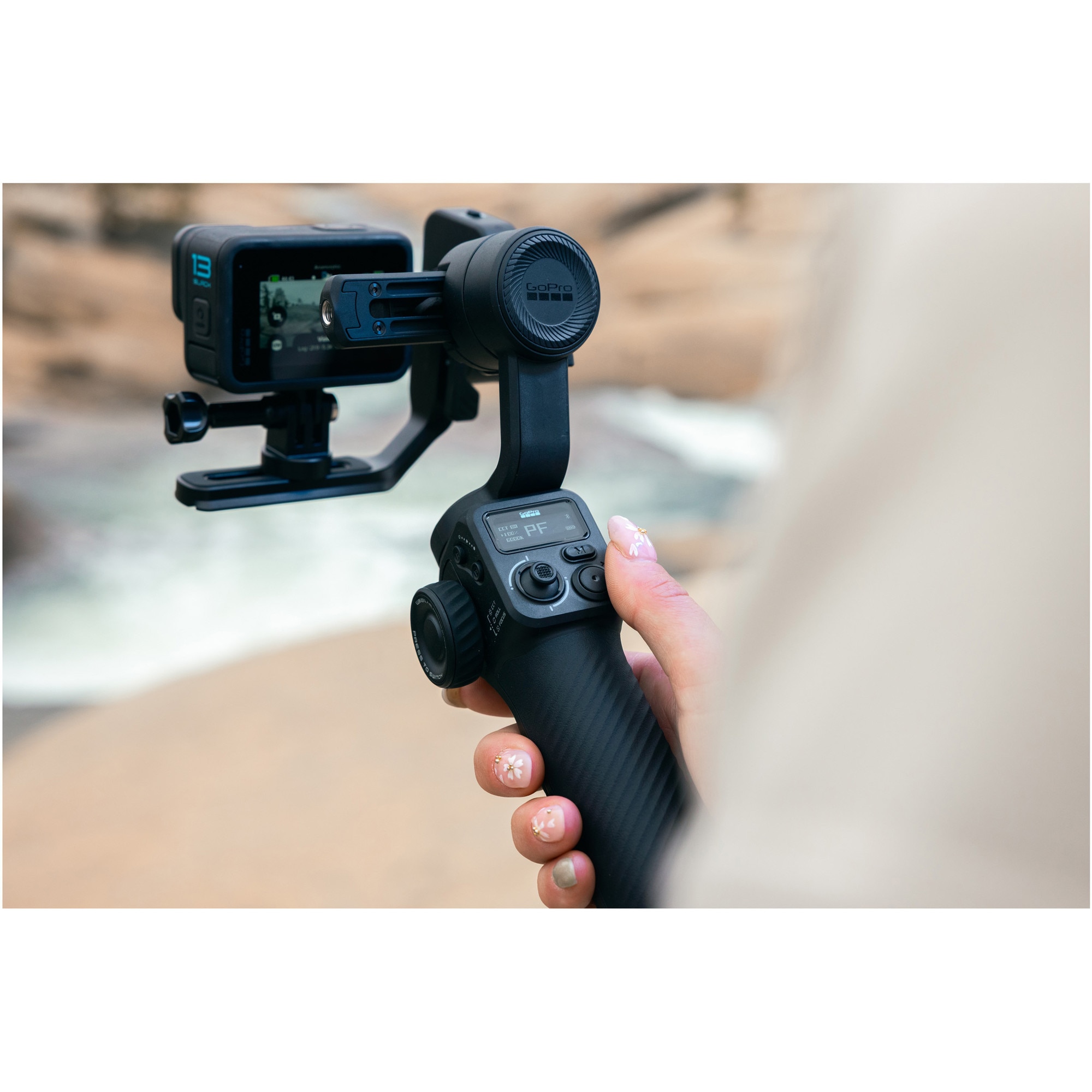 Gopro Emag Stabilizator Gimbal GoPro Fluid Pro AI, 3 Axe, AI Tracking, Negru - eMAG.ro
