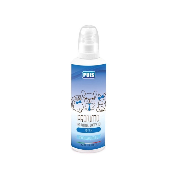 Parfum Puis fresh pentru caini si animale de companie, pisici, iepuri 120 ml