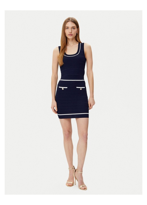 Fusta mini, Guess by Marciano, bleumarin, femei