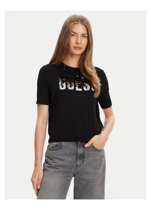 Pulover dama Guess, negru, moale