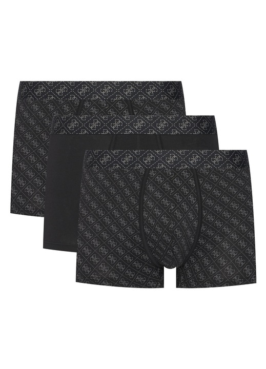 Set boxeri barbati Guess, negru, 3 perechi