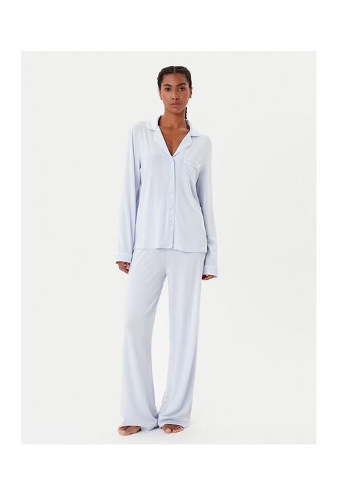 Pijamale dama Guess, albastru deschis, M INTL