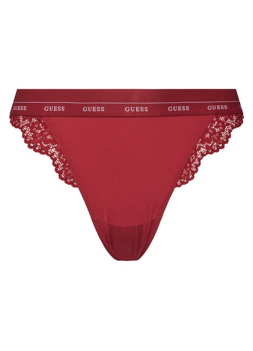 Chiloti tanga dama Guess rosu, Rosu