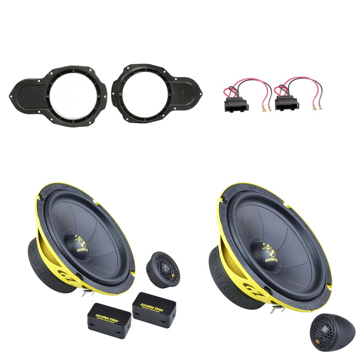 Тонколони за кола Ground Zero GZIC 165.2SPL VW Passat B6 предни врати