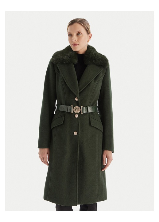Palton de tranzitie de dama Guess, verde