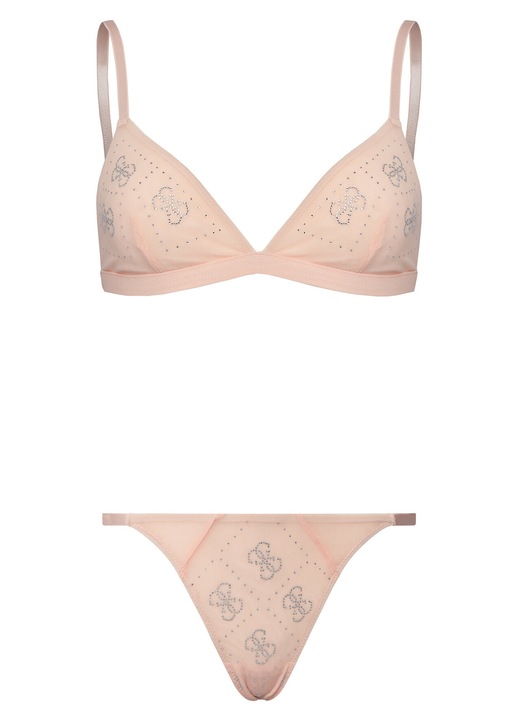 Set lenjerie dama Guess, roz, Roz